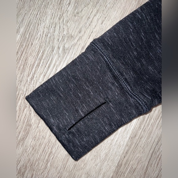 Kyodan Womens Top Athletic Sweatshirt Medium Black Cowl Neck Thumb Hole Pockets - Picture 4 of 8